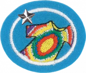 Insignia de la especialidad Teñido de camisetas – Avanzado