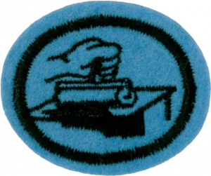 Insignia de la especialidad Tipografía xilográfica