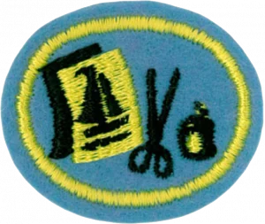 Insignia de la especialidad Trabajos en fieltro