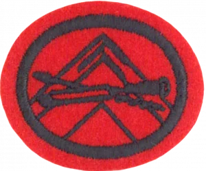Insignia de la especialidad Trabajos en madera (Asociación General)