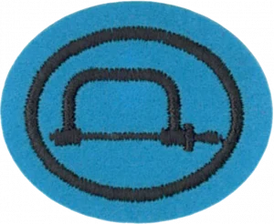 Insignia de la especialidad Trabajos en madera (Asociación General)