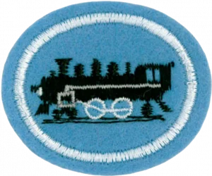 Insignia de la especialidad Trenmodelismo