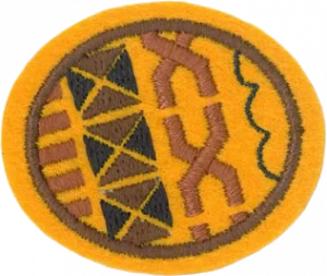 Insignia de la especialidad Vestidos de Tapa