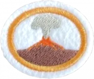 Insignia de la especialidad Volcanes (División Sudamericana)